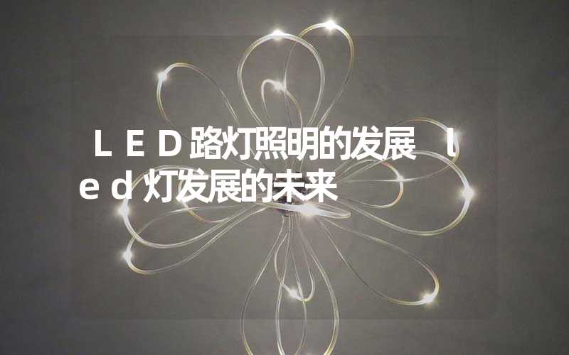 LED路灯照明的发展 led灯发展的未来